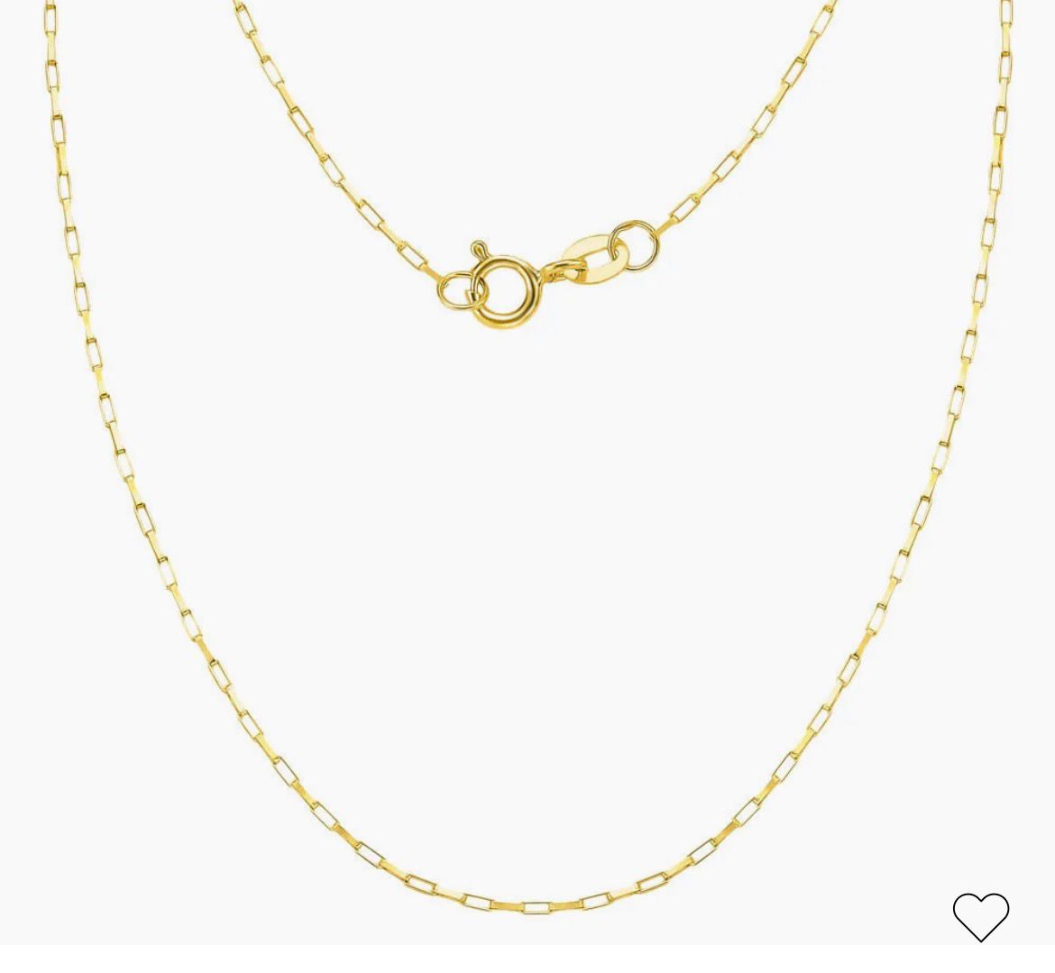 CORRENTE BANHADA A OURO 3 MM 60CM