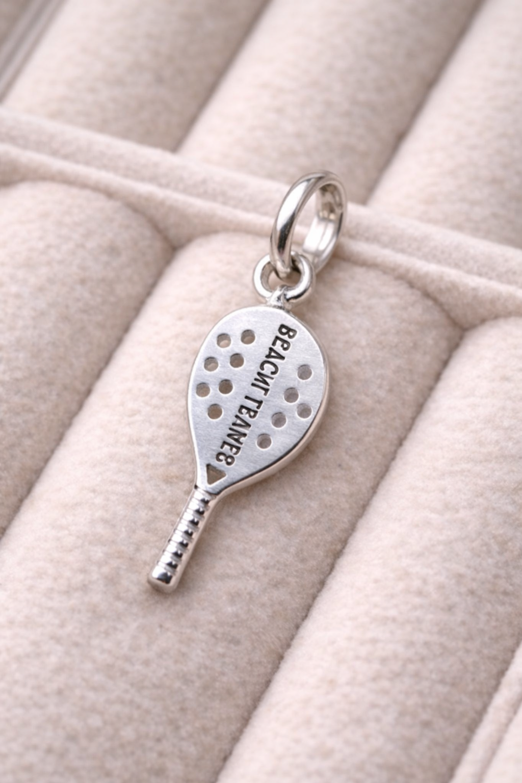 Berloque Raquete de Tênis Prata 925