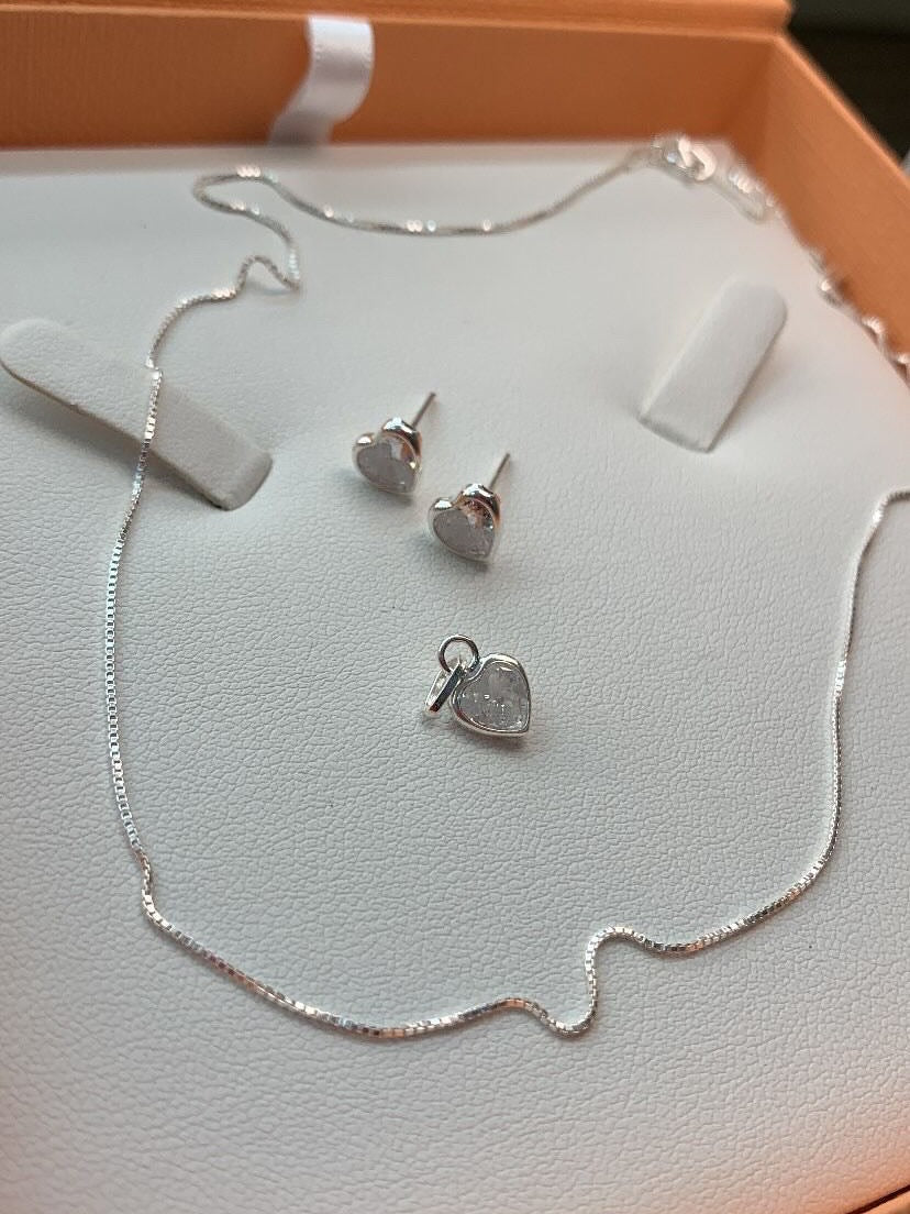 Conjunto Coração Cristal