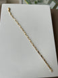 Pulseira Elo Retangular Dourada