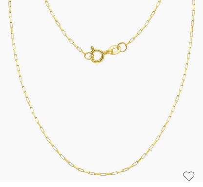 CORRENTE BANHADA A OURO 3 MM 60CM