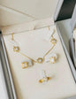 Conjunto Joias Dourado com Zircônia