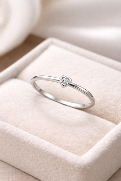 Anel Feminino Coração