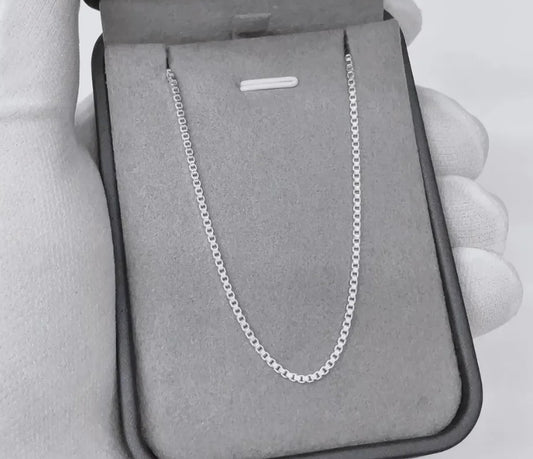 Corrente Veneziana 1,8mm 60cm - Prata 925