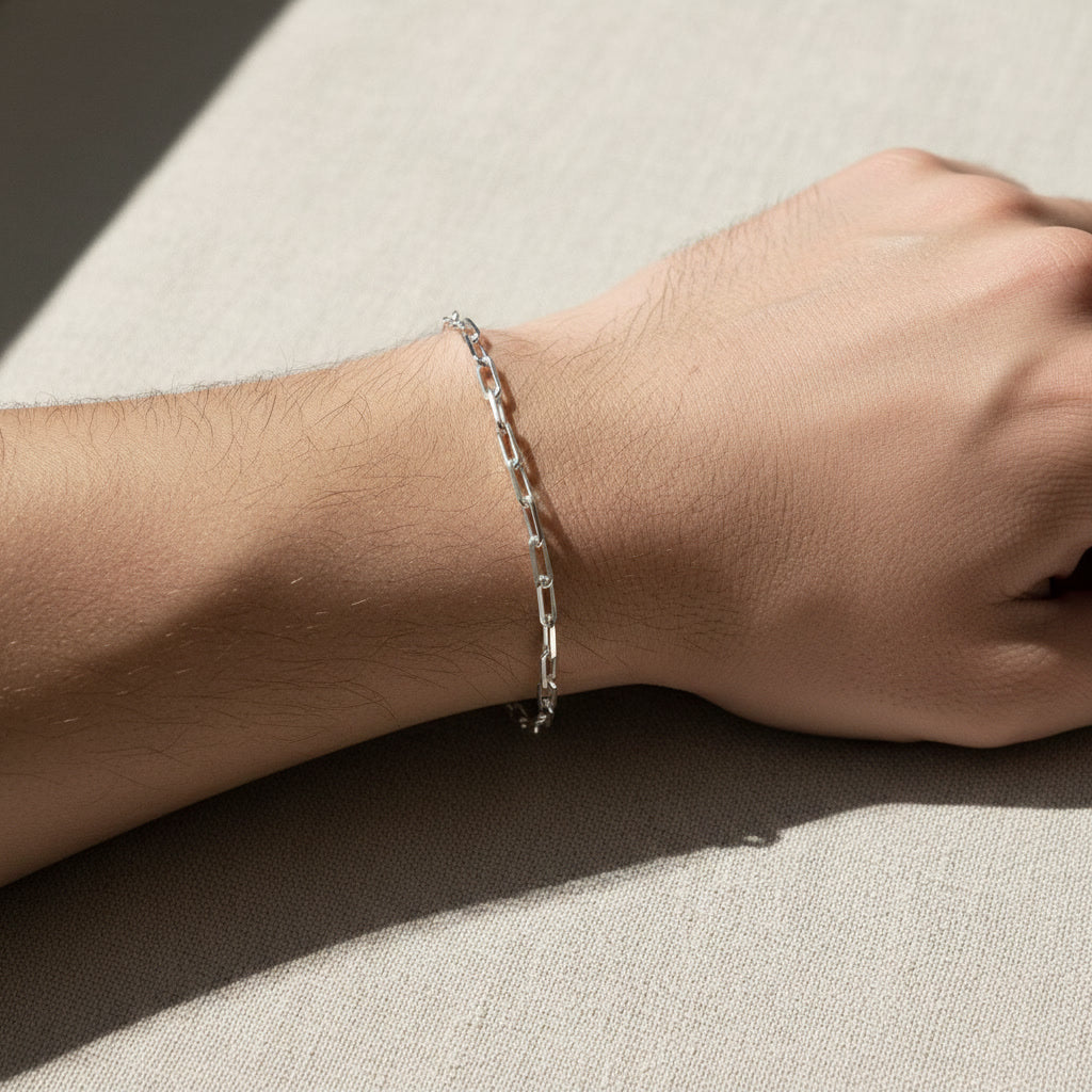 Pulseira de Prata Minimal Premium