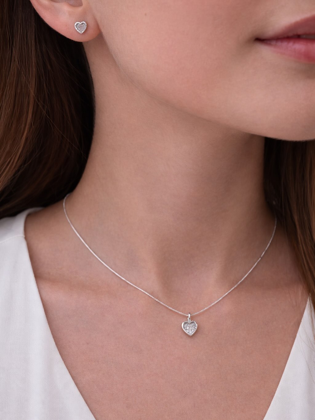 Conjunto Coração Cristal
