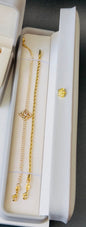 Kit Pulseiras Douradas com Zircônia e Trîvo