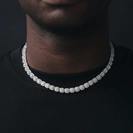 Colar Cubano Cravejado Premium