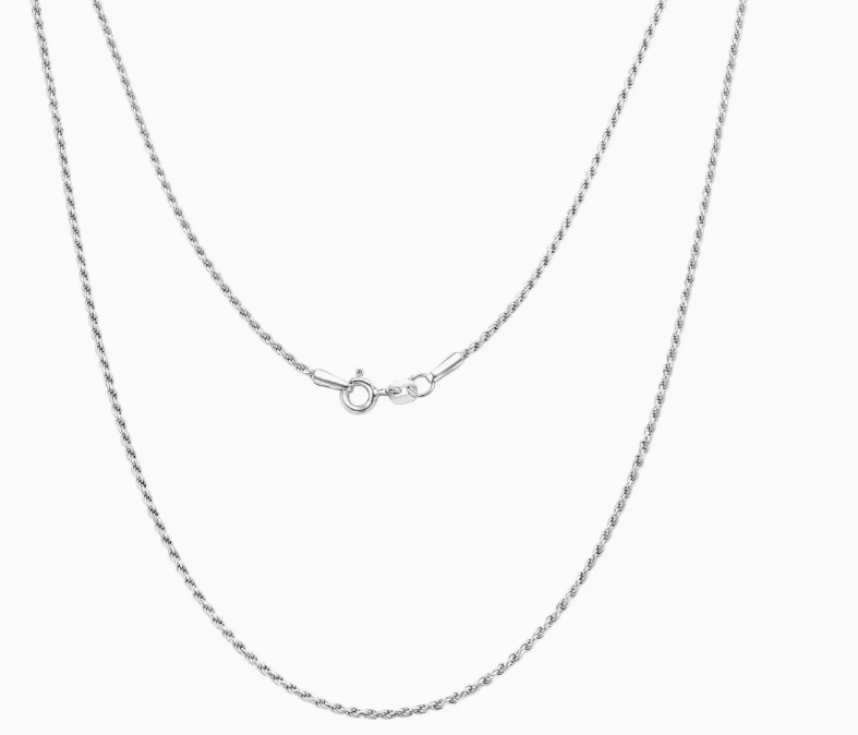 Brazilian Style Chain (Elo Baiano) 1.8mm 50cm - 925 Sterling Silver