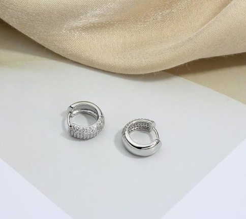 Argola Masculina Cravejada