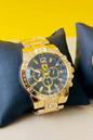 Relógio Ferrari Masculino Dourado Cronógrafo