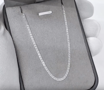 Corrente Grumet Dupla 2mm - Prata 925